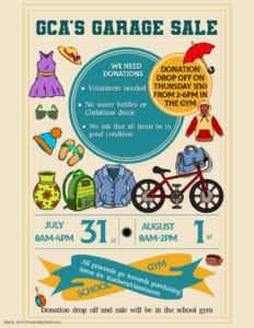 Vintage Garage Sale Poster Template Design Poster - Made with PosterMyWall